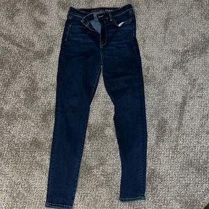 American Eagle Size 12 Long Super Hi-Rise Jeggings